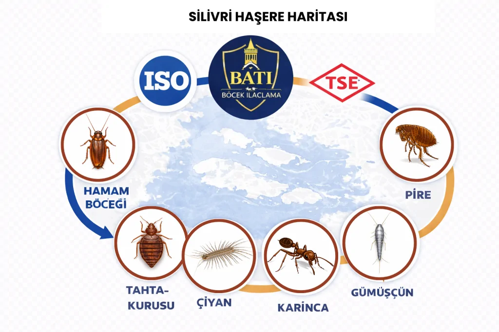 Silivri Böcek İlaçlama Hizmeti veren ilaçlama şirketi